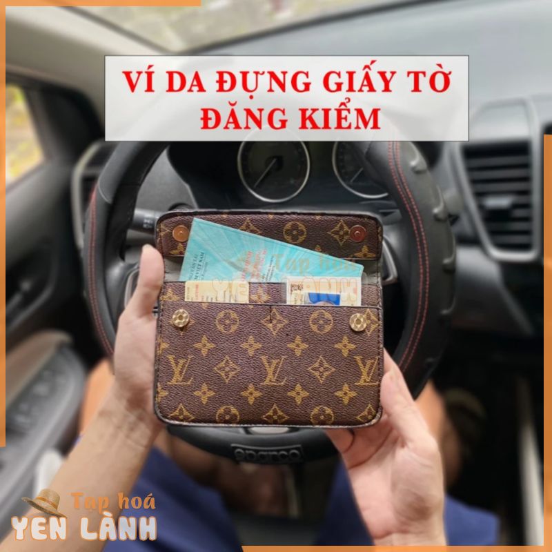 Ví da đựng giấy tờ đăng kiểm ô tô, túi đựng hồ sơ xe hơi, bóp đựng giấy tờ ôto đầy đủ các hãng trẻ trung sang trọng (VT)