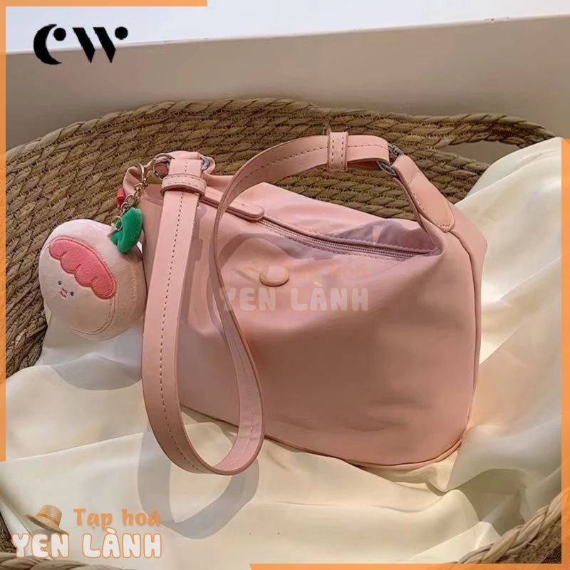 CYRUS WORLD túi tote Túi đeo dưới cánh tay Bằng Vải Nylon Sức Chứa Lớn túi đeo chéo nữ Dây đeo da