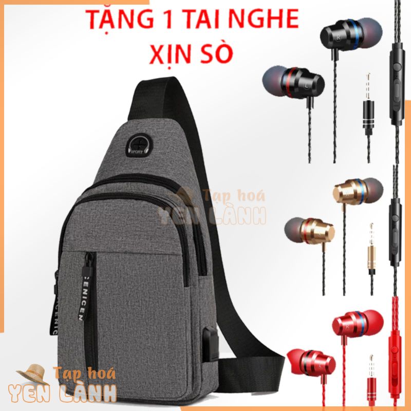 [Mã 6MINI2 giảm 30K đơn 99K] [HCM] {Được Kiểm Tra Hàng} Túi đeo chéo nam mini nhỏ gọn