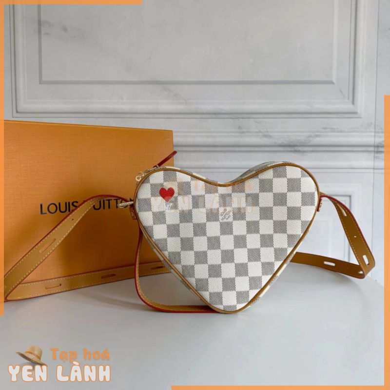 Túi Đeo Chéo Vai Chính Hãng Louis Vuitton 100% Hình Trái Tim LV M45149 Cho Nữ