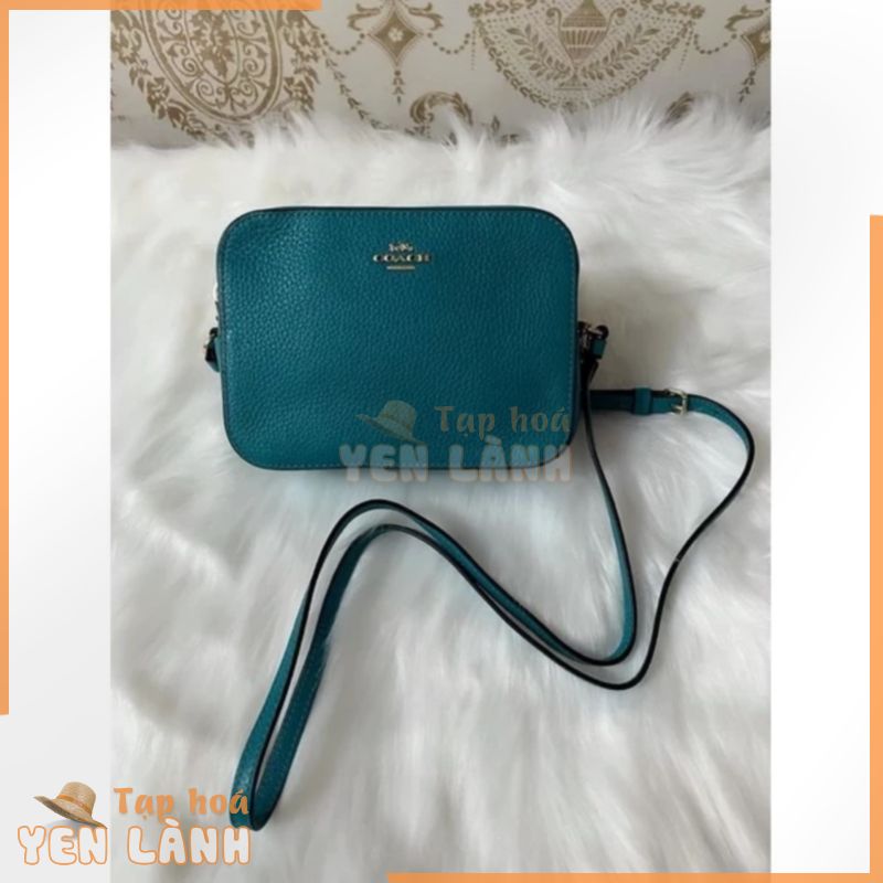 Coach camera mini bag ⭐️ Size 18 ⭐Da sần mềm ⭐Túi chia ngăn , có dây đeo chéo trẻ trung