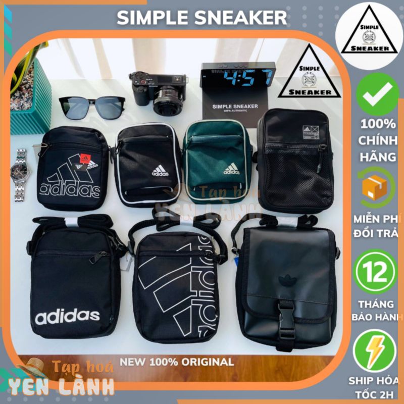 Túi Đeo Chéo Adidas Nam Nữ Chính Hãng  SIMPLE SNEAKER  Túi Adidas Thể Thao Đeo Chéo Training Bag Màu Đen DZ9239