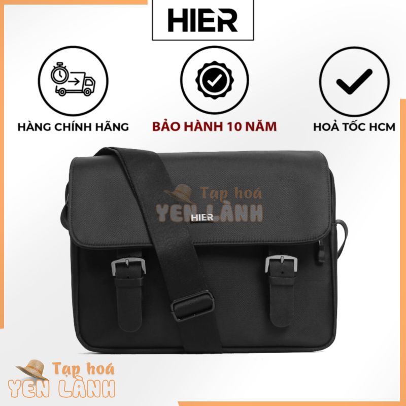 Túi nam đeo chéo EVERYDAY MESSENGER BAG THƯƠNG HIỆU HIER CHÍNH HÃNG nắp gập chống nước chống sốc bảo hành 10 Năm