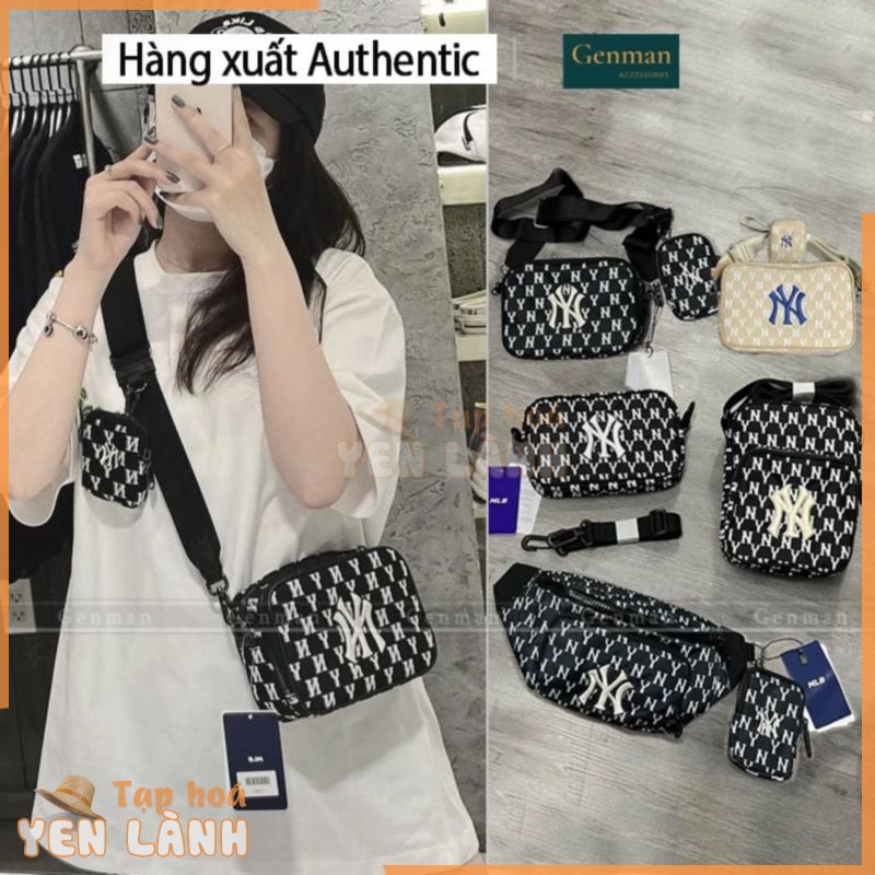 Túi Đeo Chéo NY Cross Bag Monogram Mini Nam Nữ Hàng Hiệu, Thiết Kế Thời Trang, Túi NY Full Tag Code