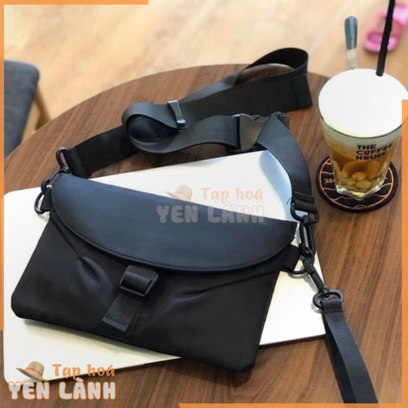 Túi đeo chéo nam mini bumbag vải dù thời trang hàn quốc chống thấm nước tphcm