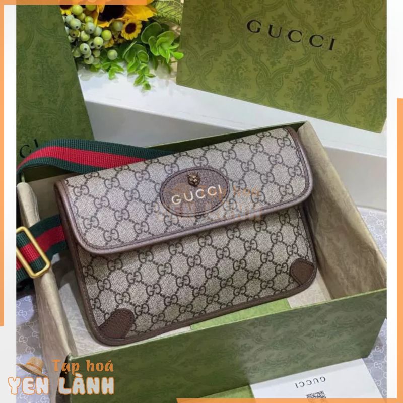 Túi đeo ngực sành điệu chất lượng cao 748590 Túi đeo chéo Gucci sẵn sàng giao hàng