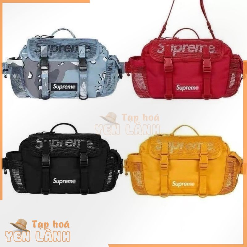 Supreme Men ‘s Fanny Pack Túi đeo chéo đeo vai nhiều túi thể thao Túi đeo ngực ngoài trời Túi du lịch