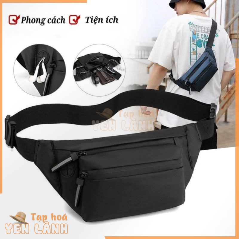 [Mã 6MINI2 giảm 30K đơn 99K] Túi Đeo Chéo Nam Nữ Chống Nước Thời Trang, Cặp Đeo Bao Tử Hông Ngực Thể Thao