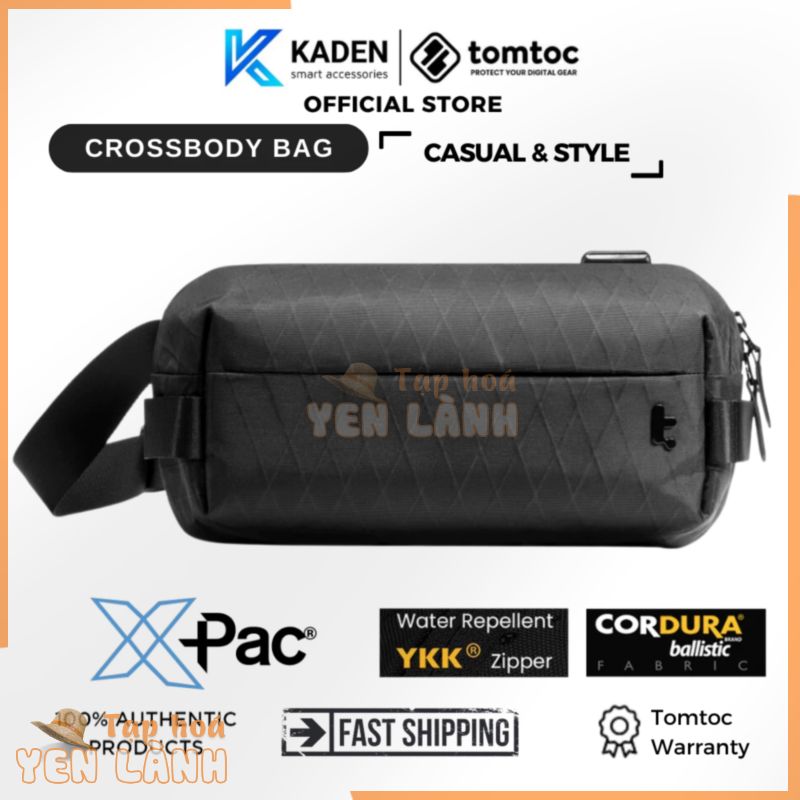 Túi Đeo Chéo Tomtoc (Usa) Compact Edc X-Pac Sling Bag – H02A4D2-Hàng Chính Hãng