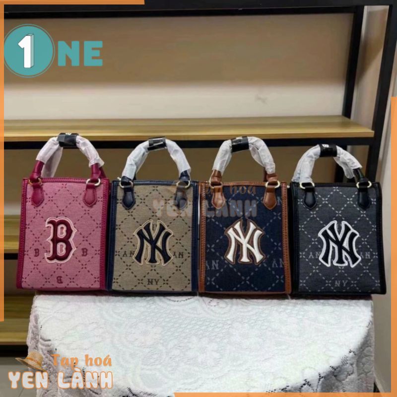 ( Chuẩn Hãng ) Túi Đeo Chéo Mini MLB NY Classic Monogram Jacquard New York Yankees Bag Full Tag Mac