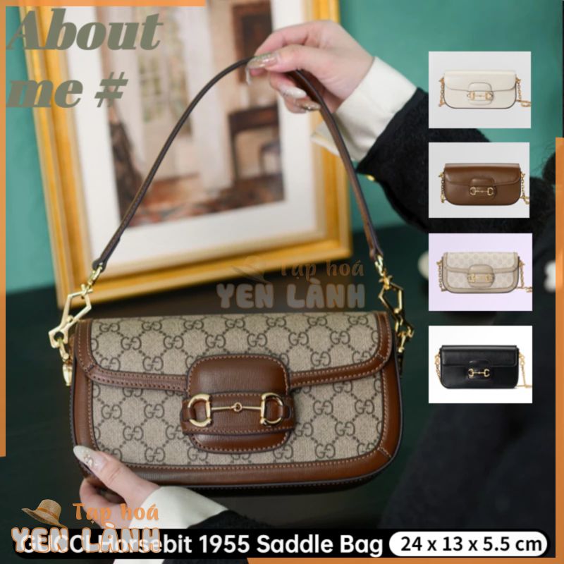 Gucci Horsebit 1955 Series 735178 Túi Đeo Vai Nữ