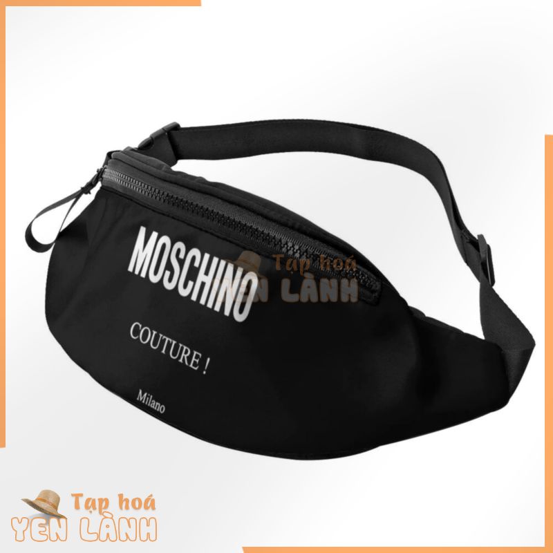 Túi Đeo Hông Moschino Có Dây Đeo Tùy Chỉnh Tiện Dụng Cho Nam Và Nữ