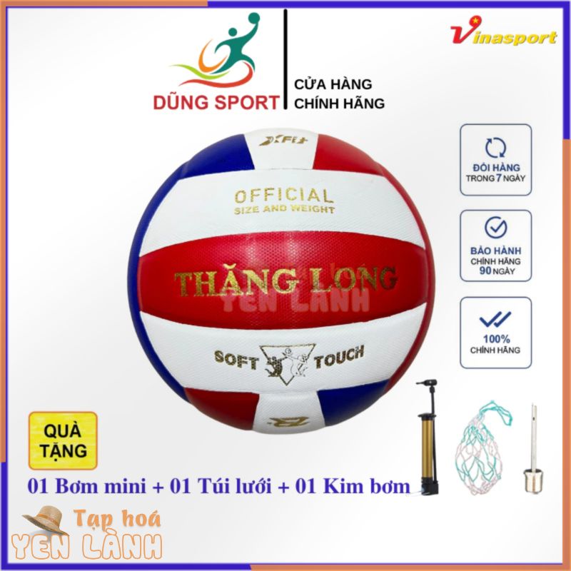 Bóng Chuyền Thăng Long Dragon DG 7700 Đỏ Xuất Khẩu Chính Hãng Tiêu Chuẩn Thi Đấu – Tặng Bơm Mini Túi Lưới Và Kim Bơm