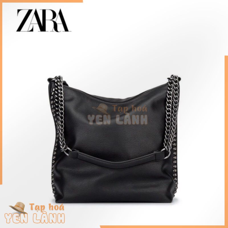 [ZARA] TÚI ZR MỀM VIỀN ĐINH TÁN