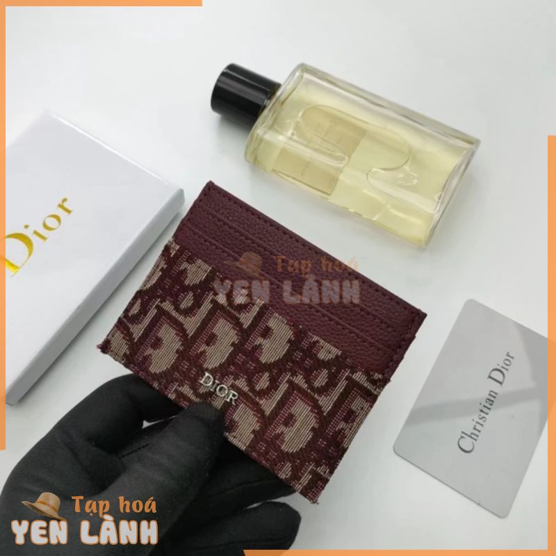 Dior Ví Đựng Thẻ Nhiều Ngăn Siêu Mỏng Cao Cấp Thời Trang Cho Nữ