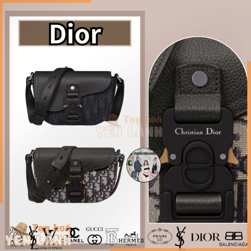 Dior/Clutch yên ngựa (có dây đeo vai)/Túi Messenger/Túi đeo vai/Nam/Sản phẩm giảm giá miễn thuế