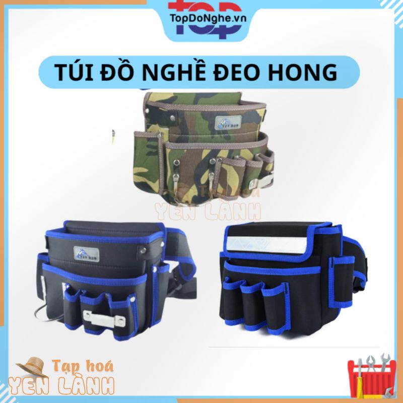 Túi đai đựng đồ nghề đeo hong sửa chữa điện nước, túi đeo hông TZY đựng vật tư đồ nghề nhiều ngăn sửa chữa điện nước, ca