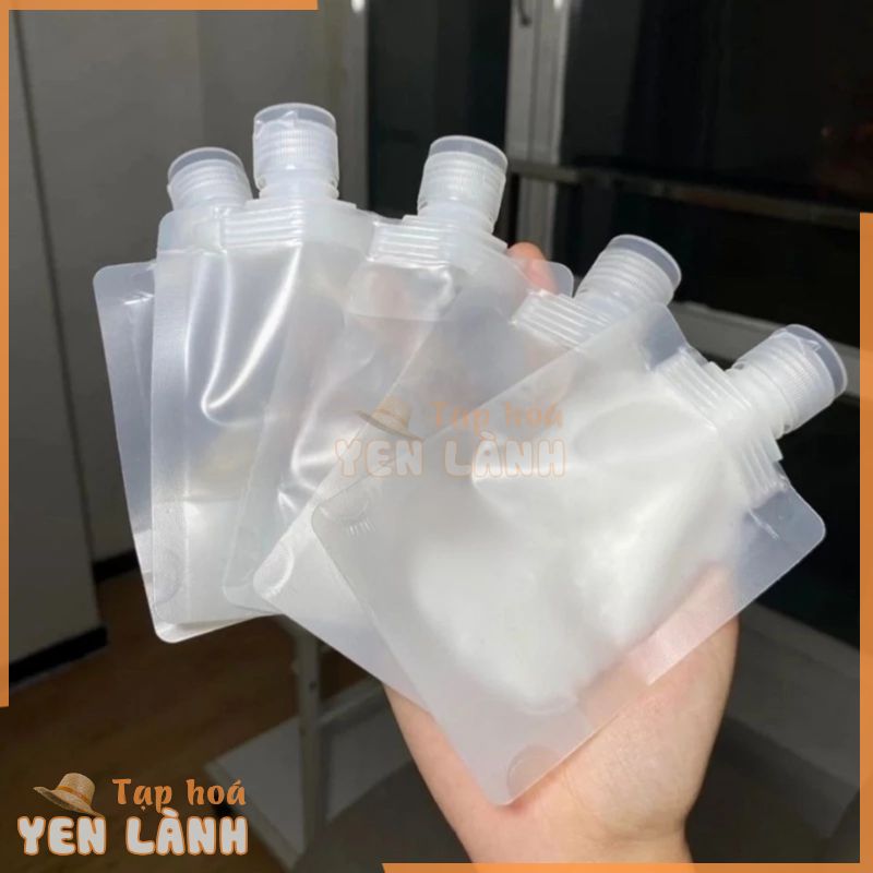 Túi Chiết Đựng Dầu Gội Mỹ Phẩm Trong Suốt Nhỏ Gọn Dạng Bóp Mang Đi Du Lịch 30/50/100Ml