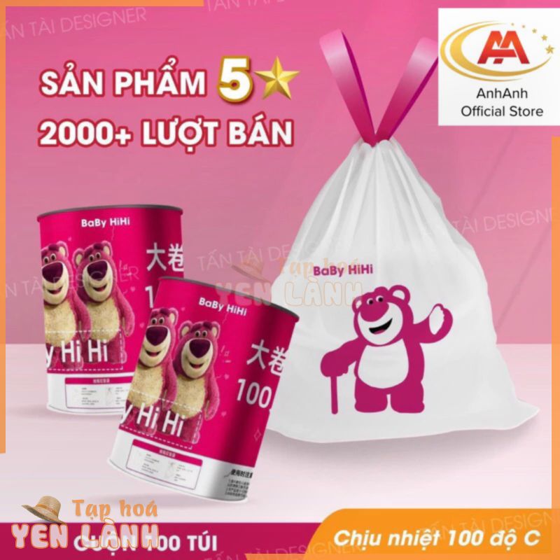 Túi đựng giác gấu dâu