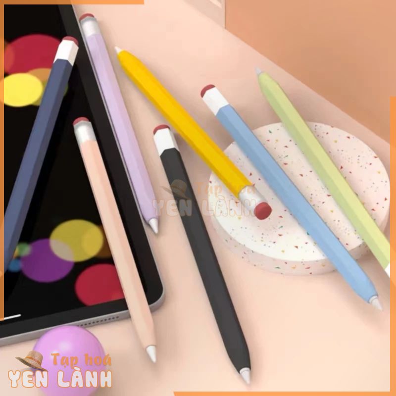 Hộp Đựng Bút Chì Cho Apple Pencil 1 Thế Hệ 2 Máy Tính Bảng Cảm Ứng Stylus Túi Bút Apple Pencil Pro Bảo Vệ Chống Trơn Trượt Vỏ Silicon