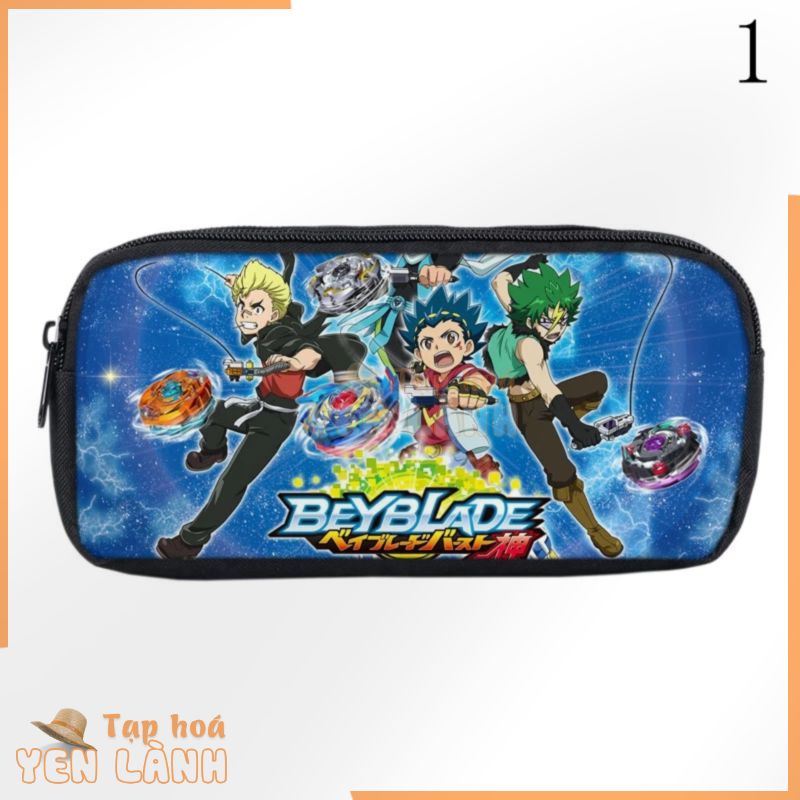 Túi đựng bút sáng tạo 12 kiểu họa tiết con quay beyblade burst