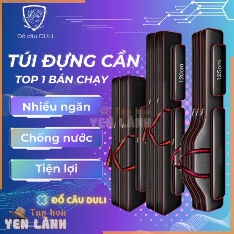 Túi Đựng Cần Câu Tay Đài Loan chống thấm nước Siêu Bền 2 3 ngăn TDC-4