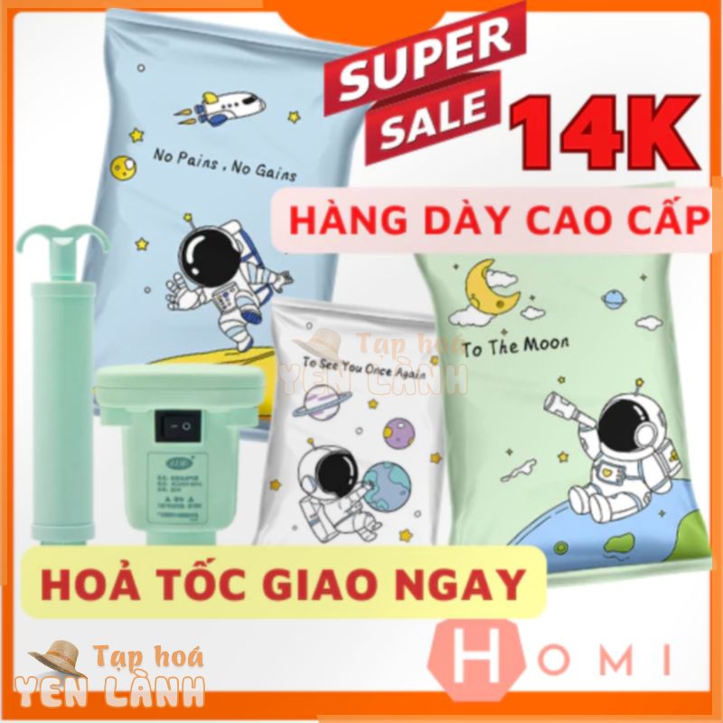 Túi hút chân không đựng quần áo [CẢI TIẾN 2024], túi đựng chăn màn mền gấp gọn, chống mốc – Dhomi Store