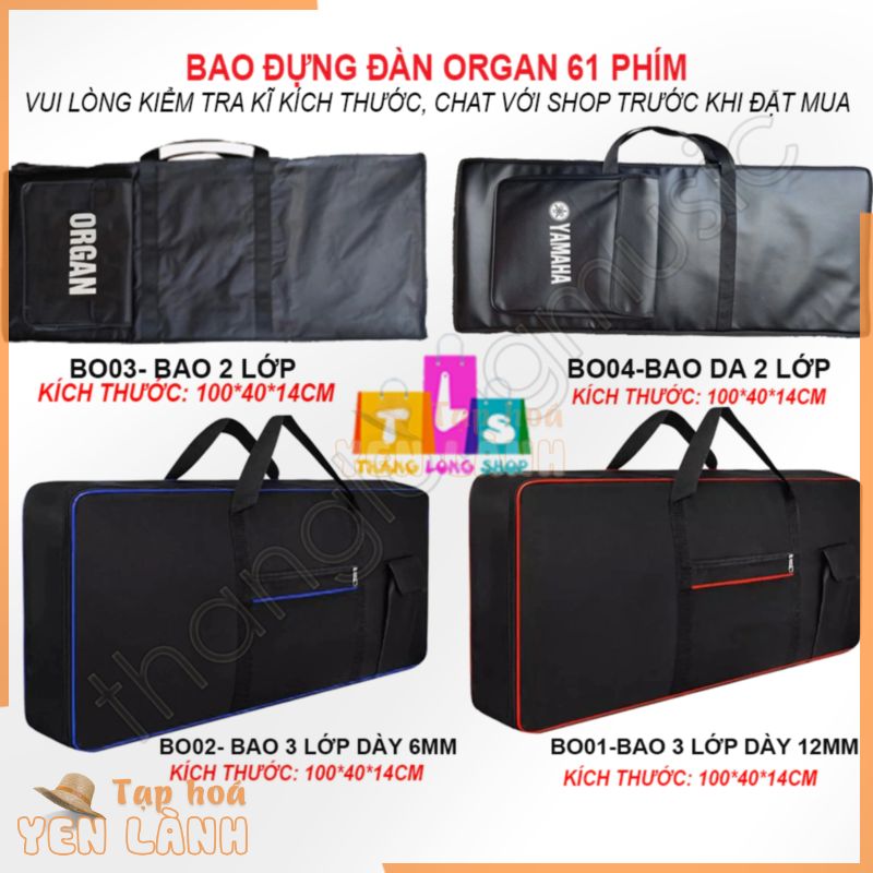 Bao Organ (100X40X14 CM) – Túi đựng đàn Organ (Keyboard) 61 phím