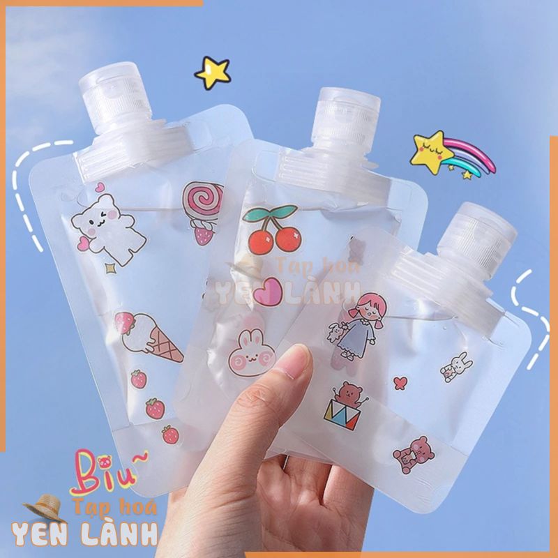 Túi Đựng Mỹ Phẩm, Dầu Gội 30/50/100Ml Tiện Dụng Mang Đi Du Lịch