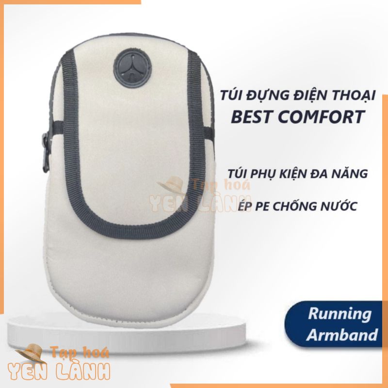 Túi Đựng Điện Thoại Đeo Tay Chạy Bộ Best Comfort Túi Phụ Kiện Ép PE Chống Nước & Thoáng Khi Best