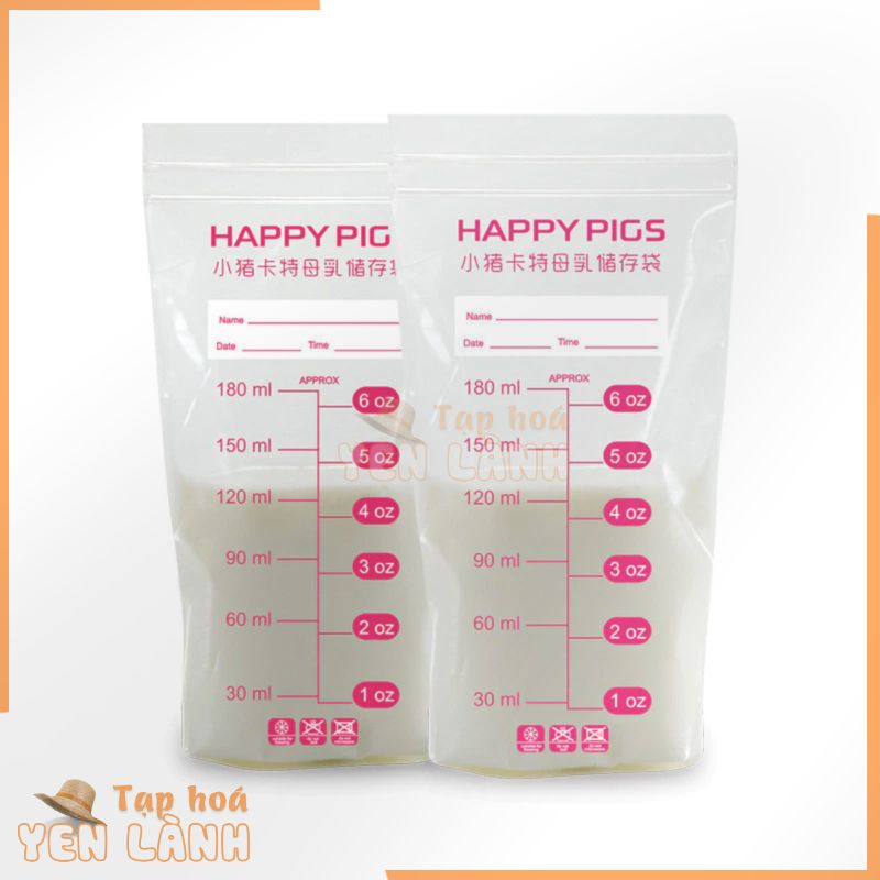 Cửa hàng của mẹ cà chua nhỏ Piggy Carter Túi bảo quản sữa mẹ Túi bảo quản sữa mẹ Túi đựng sữa mẹ Túi đựng sữa 180ml Túi đựng tủ đông Túi đựng 20 miếng Gói