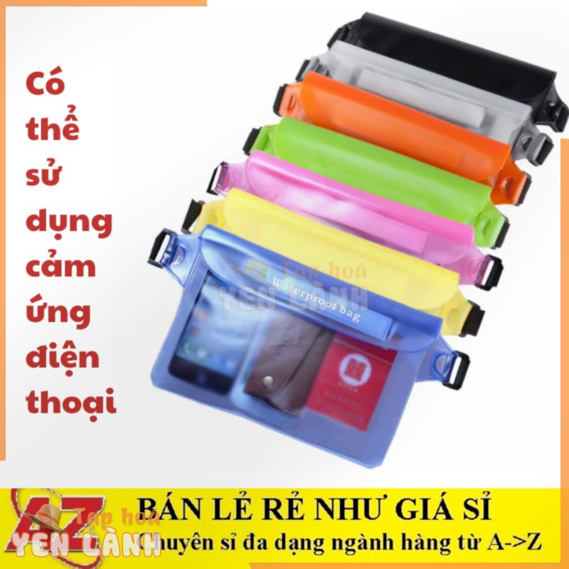 Túi Đựng Điện Thoại Chống Nước Khổ Lớn Đeo Vai, Đeo Chéo, Đeo Ngang Bụng Đi Bơi, Đi Biển Đựng Nhiều Đồ