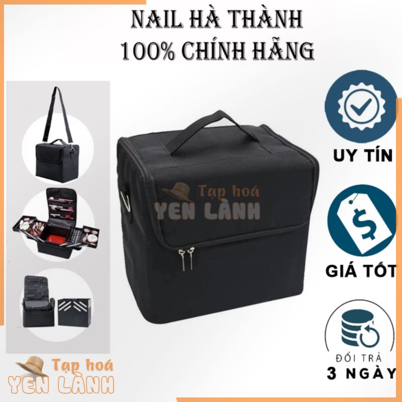 Cốp vải nhiều tầng túi đựng đồ trang điểm, phun săm làm nail tiện lợi, màu sắc đa dạng