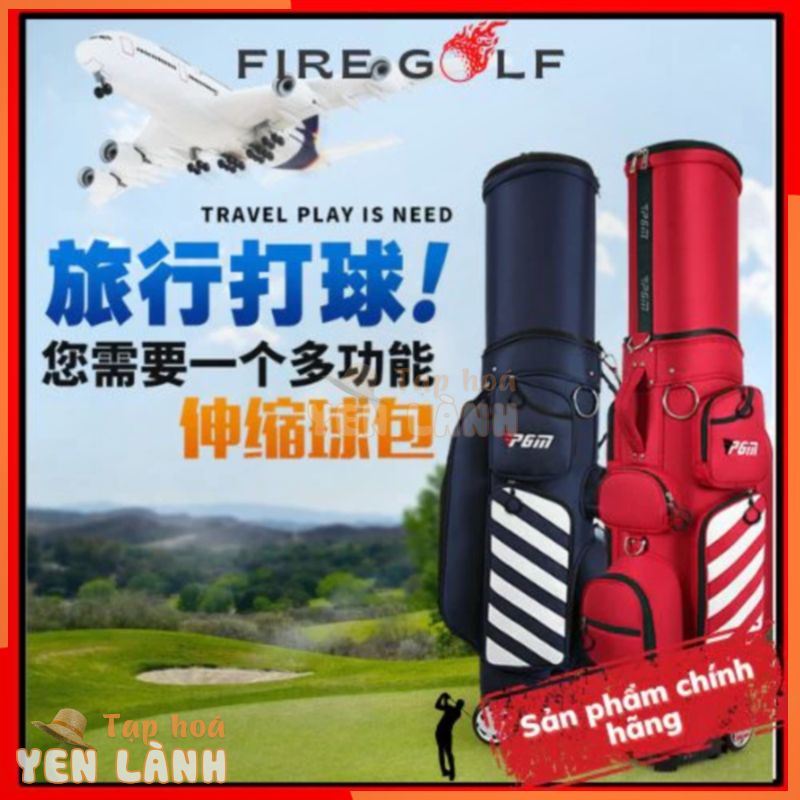 Túi đựng gậy golf PGM CHÍNH HÃNG QB041 có bánh xe đi máy bay