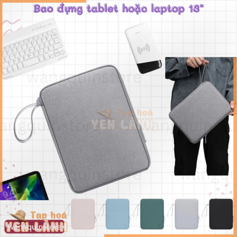 Túi bảo vệ tablet ipat túi đựng chống sốc laptop tablet full mini air pro 10.9″ 12.9″ 13″ Bao vải đựng máy tablet laptop