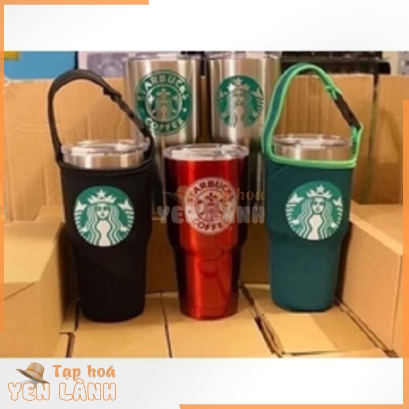 TÚI ĐỰNG BÌNH, LY GIỮ NHIỆT : CÓ DÂY ĐEO DÀI , STARBUCK, NHỰA TRONG SUỐT … ( nhiều mẫu)