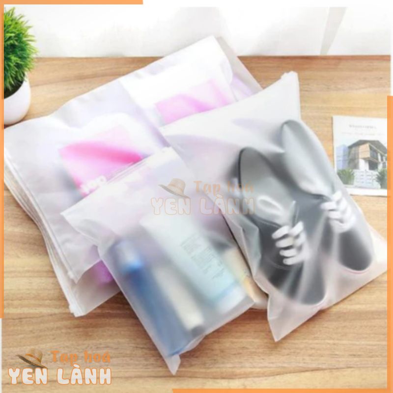 Túi ZIP LỤA MỜ đủ size đựng mỹ phẩm, đồ trang điểm cá nhân, makeup, giày dép, quần áo, đồ lót, phụ kiện, du lịch