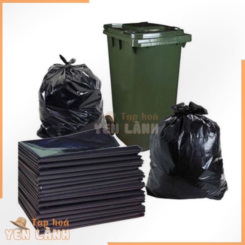 1 Kg Túi Đựng Rác Không Quai Đen, kích cỡ 90×120 , Túi Đen Đựng Rác Công Nghiệp Chuyên Dùng Công Ty, Khách Sạn, Nhà Hàng