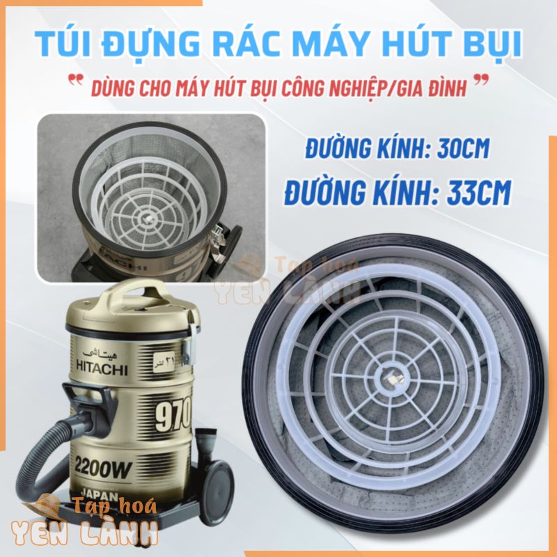 Túi Đựng Rác Máy Hút Bụi HITACHI Dung Tích Chứa Bụi 70L/80L, Túi Lọc Máy Hút Bụi Công Nghiệp HITACHI Model 950i