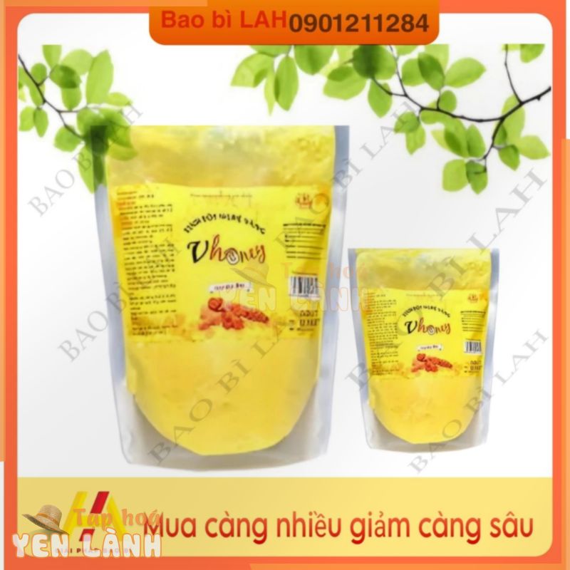 { 1kg/ size } Túi ép 3 biên 1 mặt trong, 1 mặt bạc đựng mỹ phẩm, tinh bột nghệ, các loại hạt..