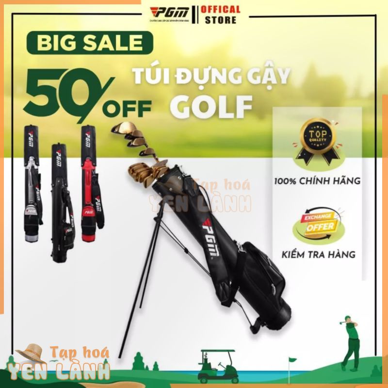 Túi Gậy Golf, Túi Đựng Gậy Golf, PGM, Túi Golf Có Chân Chống, Túi Golf Sức Chứa 9 Gậy, Túi Golf Chắc Và Dễ Dàng Mang Đi