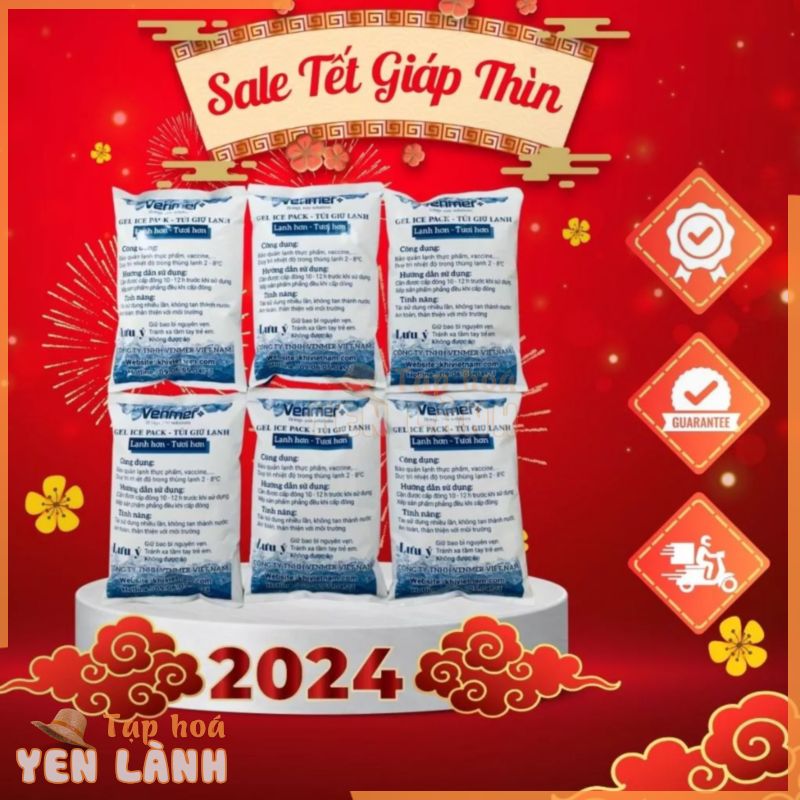 Túi Đá Khô Dạng Gel Giúp Làm Lạnh Giảm Nhiệt Nhanh Hơn, Làm Lạnh 4 – 5 Tiếng cho áo điều hòa