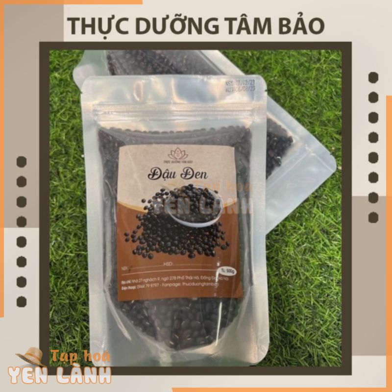 ĐẬU ĐEN ( đỗ đen ) XANH LÒNG ( túi 500gr ) ( Túi giấy thân thiện bảo vệ môi trường )