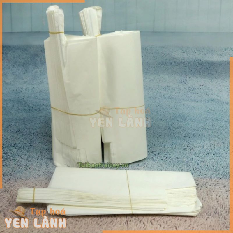 Túi trùm trái cây, bao bọc bưởi Da Xanh giấy sáp siêu bền cỡ 30x35cm – 100 cái