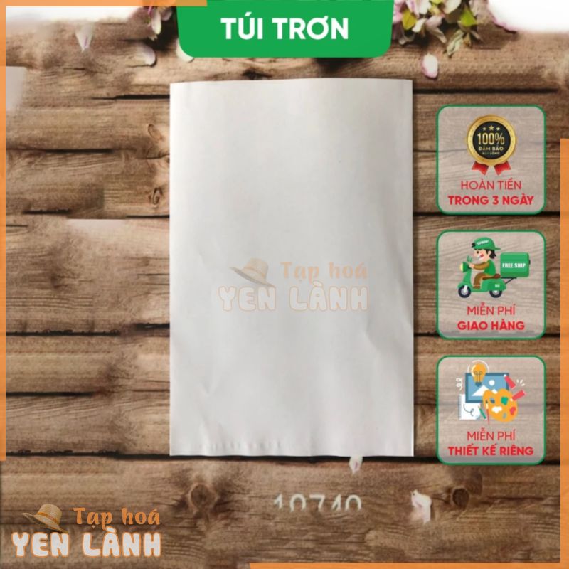 Túi giấy trắng không in – 1000 túi 14×25 cm Đựng bánh mì, bánh chuối chiên, khoai lang chiên các thể loại