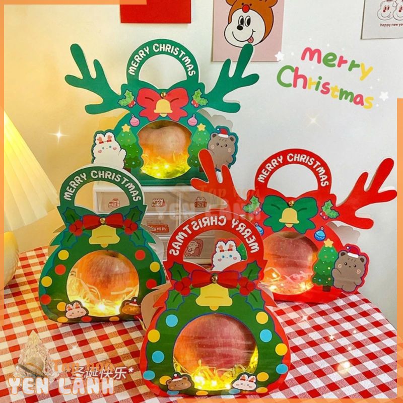 Túi đựng Quà, họa tiết Noel, phụ kiện Giáng sinh – nhiều form dáng, mẫu mã xinh xắn, dễ thương, hàng có sẵn tại Đà Nẵng.