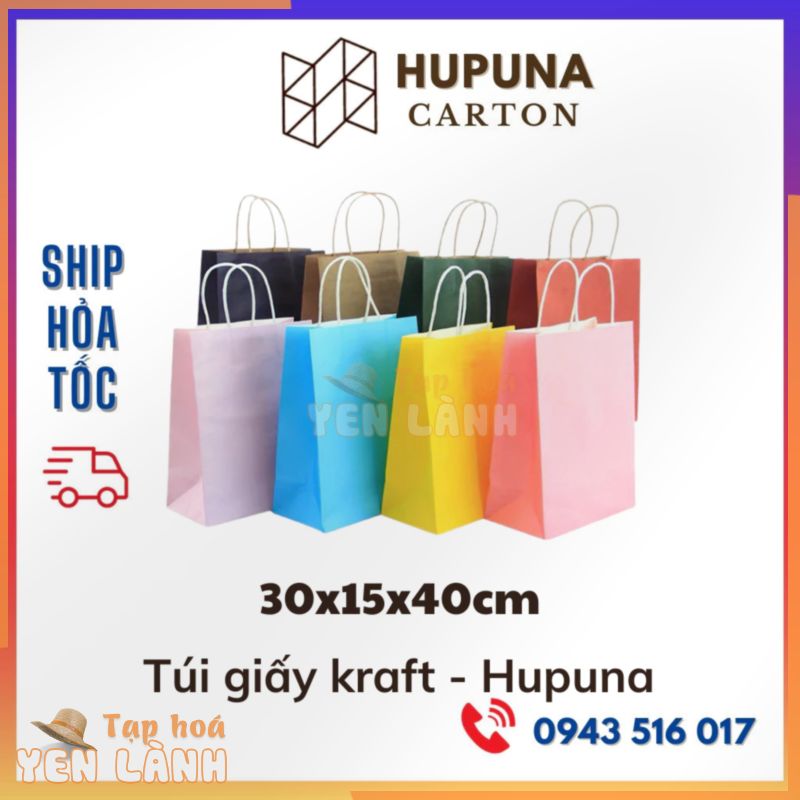 [M08] Túi Giấy Kraft size 40x30x15cm Đựng Quà Tặng, Túi Đựng Đồ Mỹ Phẩm, Túi Đựng Thực Phẩm Bền Đẹp – Siêu Rẻ tại Hà Nội