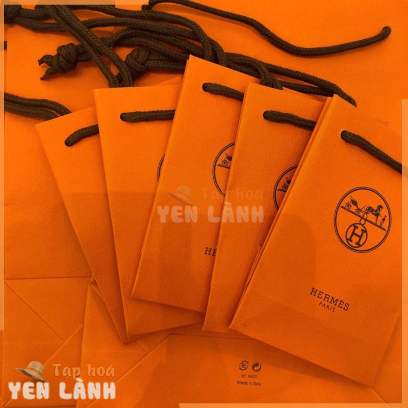 [TÚI GIẤY HÃNG] Túi Giấy Hermes Authentic Đựng Son, Nước Hoa