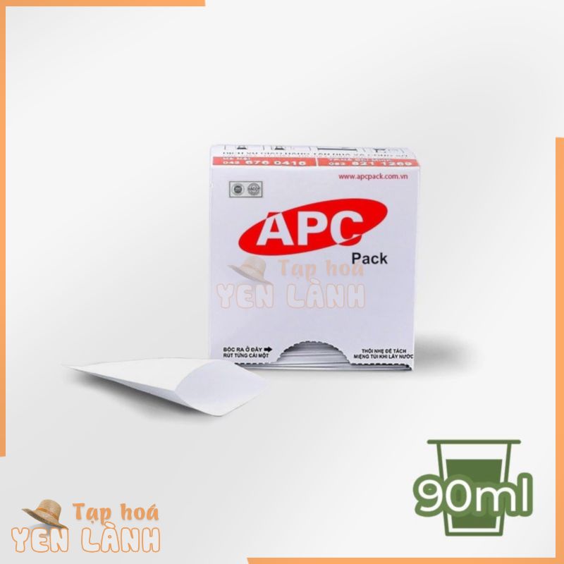 Túi Giấy Uống Nước APC Combo Số Lượng 4000 ly/thùng – APC90ML1PE