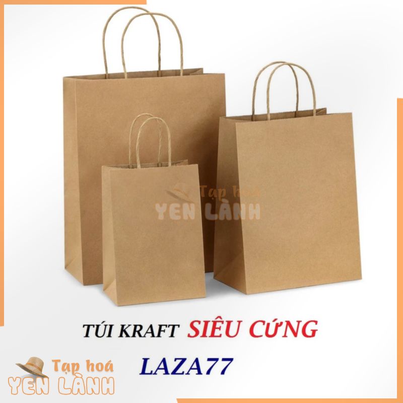 Túi Giấy Xi Măng – Túi Kraft Cứng Chắc 120GSM